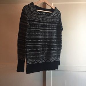 Grey and black sweater